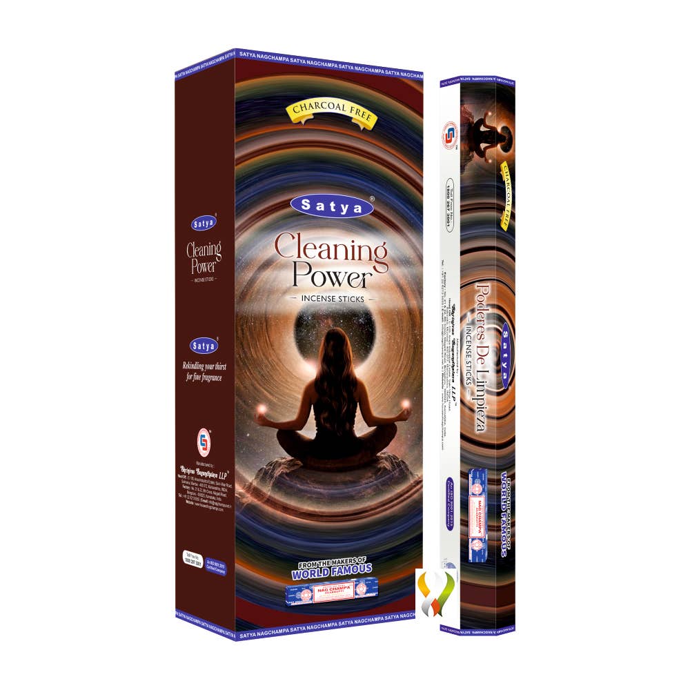 Satya Cleaning Power Incense Hexa 120 sticks