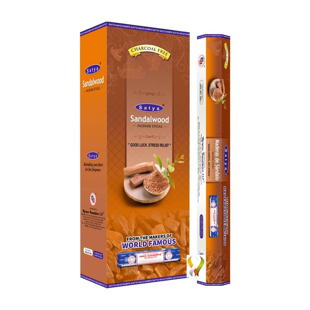 Satya Sandalwood Incense Hexa 120 sticks