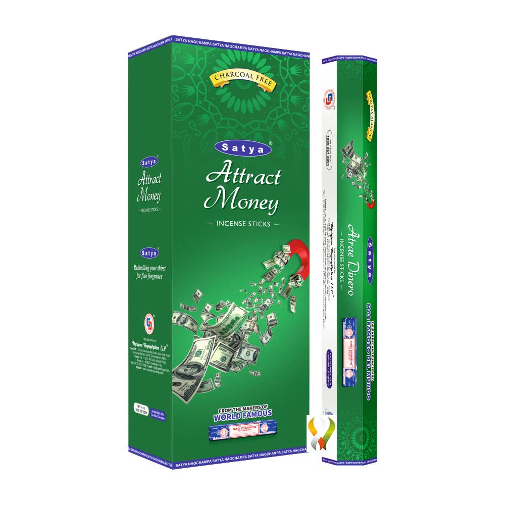 Satya Attract Money Incense Hexa 120 sticks