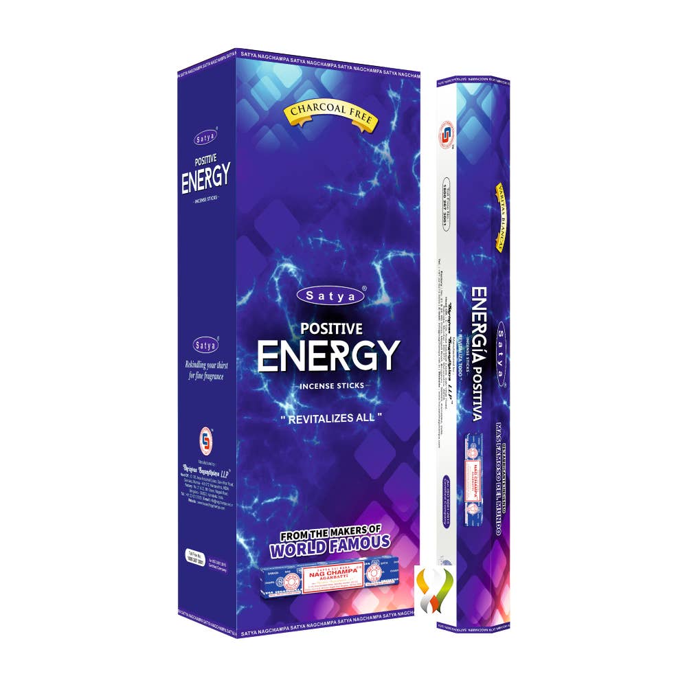 Satya Positive Energy Incense Hexa 120 sticks