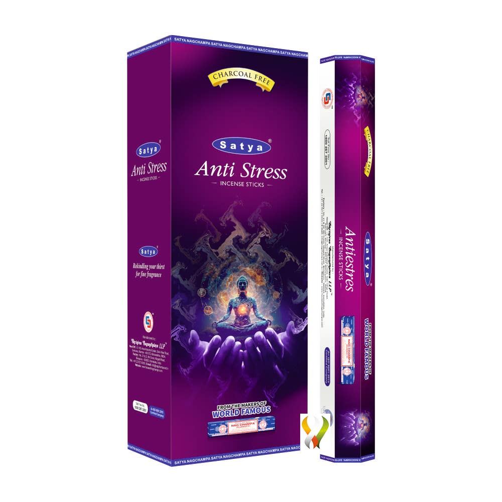 Satya Anti Stress Incense Hexa 120 sticks