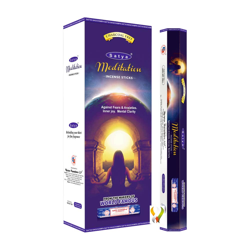 Satya Meditation Incense Hexa 120 sticks