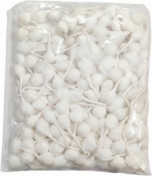 Hand Rolled Cotton Puja Wicks for Puja Lamps Diya Rui Batti Approx 200 Pc.