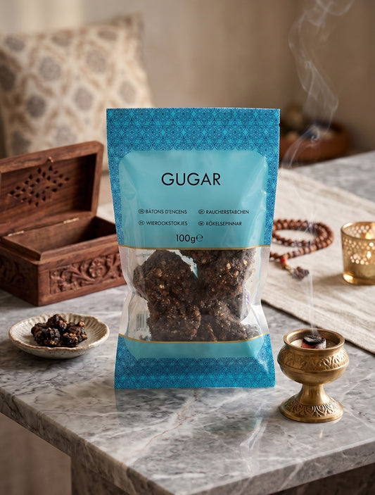 Premium Natural Gugar (Gugal) Resin Incense - 100g Pack