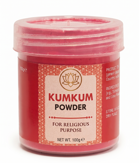 Kum Kum Kanku 100g | Sacred Kumkum Powder for Divine Devotion