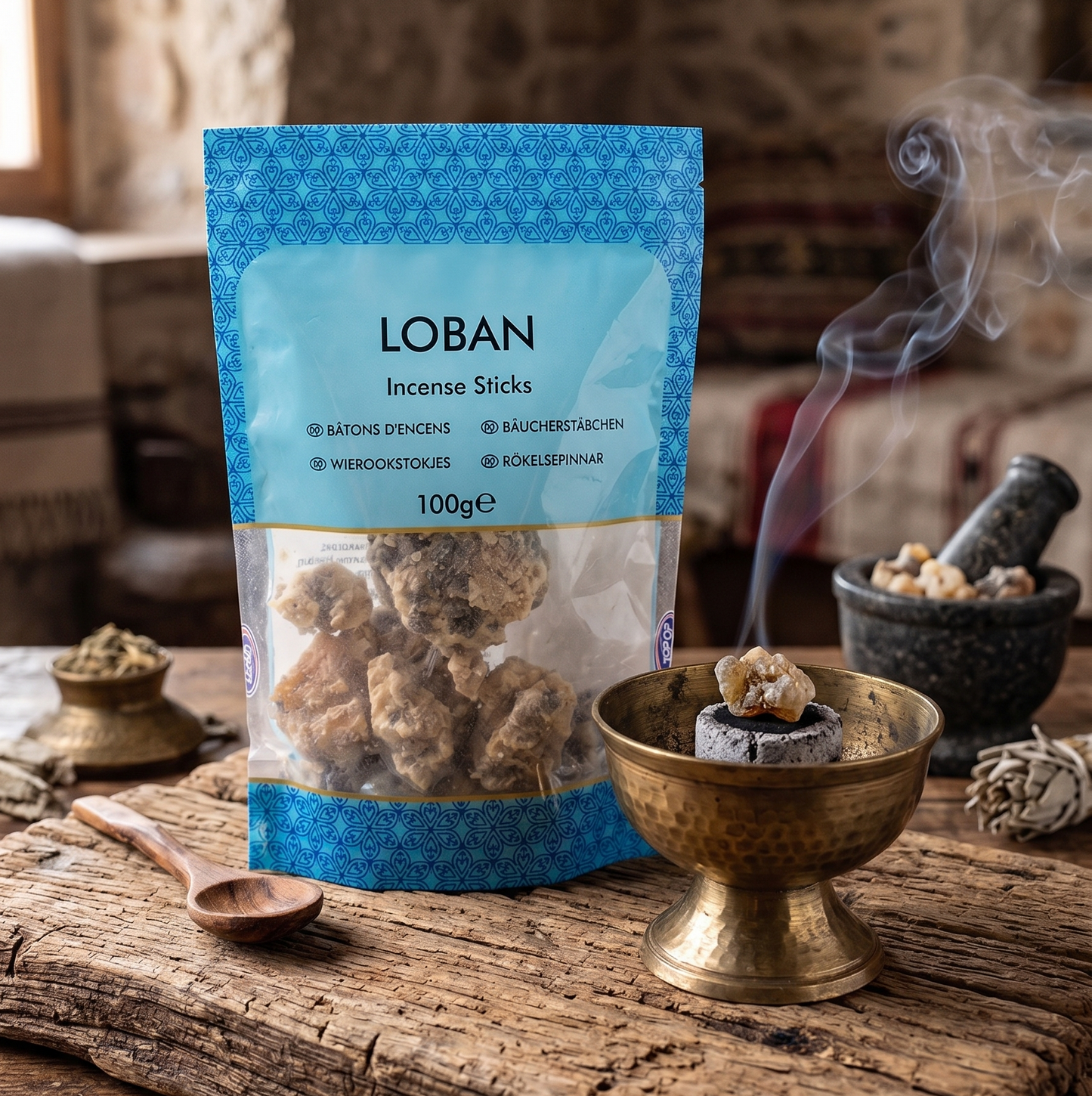 Loban Natural Resin Incense – 100g